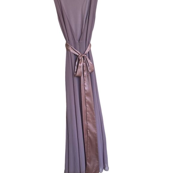 Lulu's That Special Something Dusty Mauve Maxi Dress Size Small - Picture 8 of 12